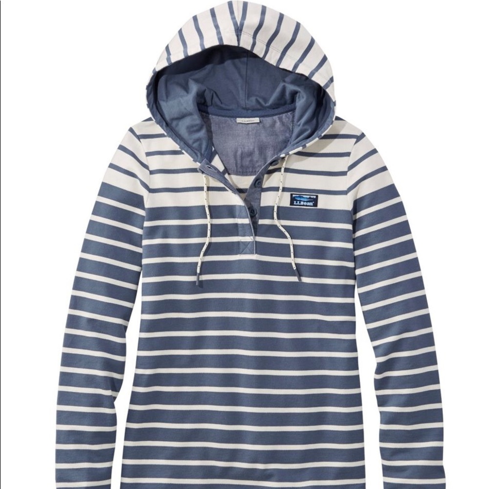 LL Bean Striped Pullover